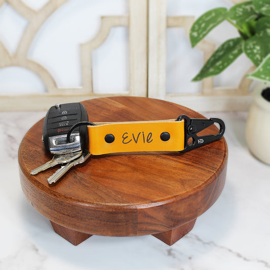 Leather Carabiner Keychain