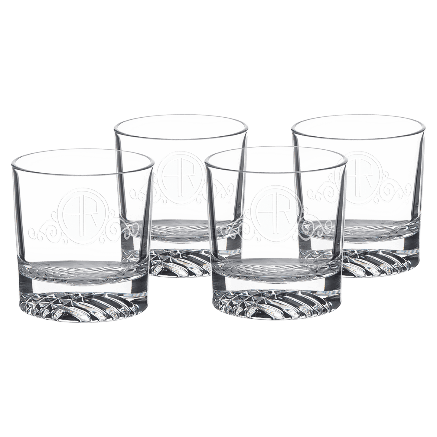 9 oz. Round Rocks Glass set 4