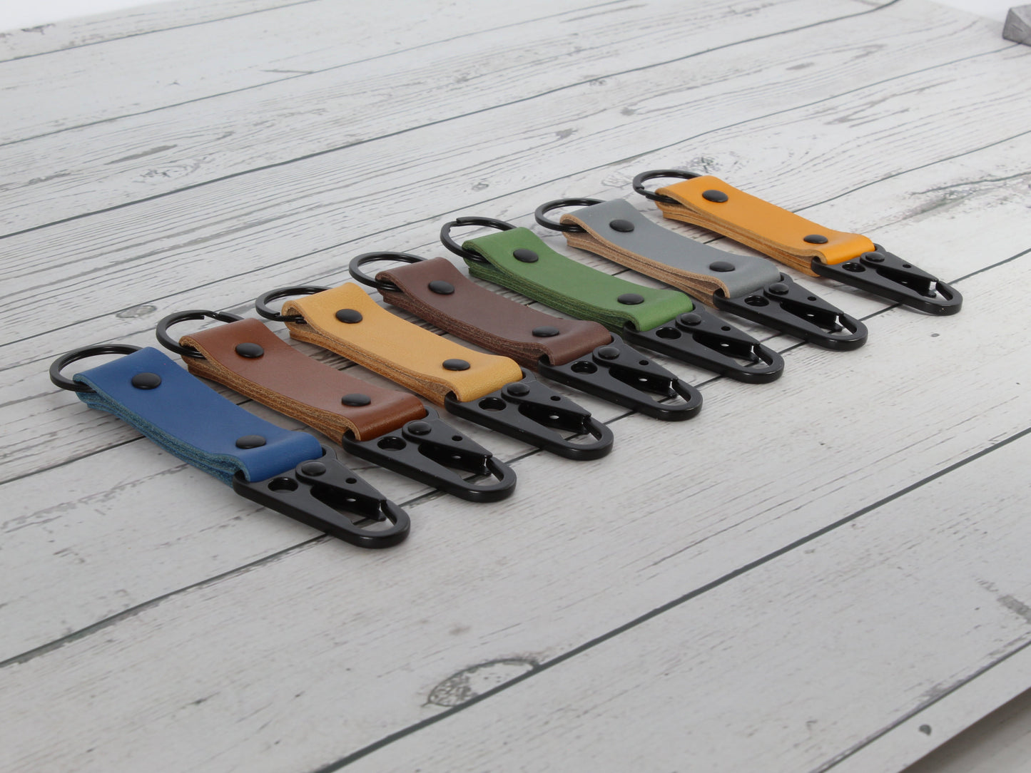 Leather Carabiner Keychain