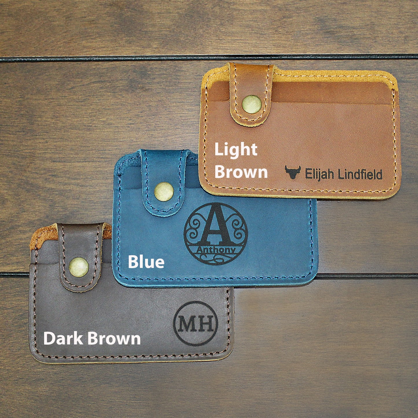 Leather Snap Wallet