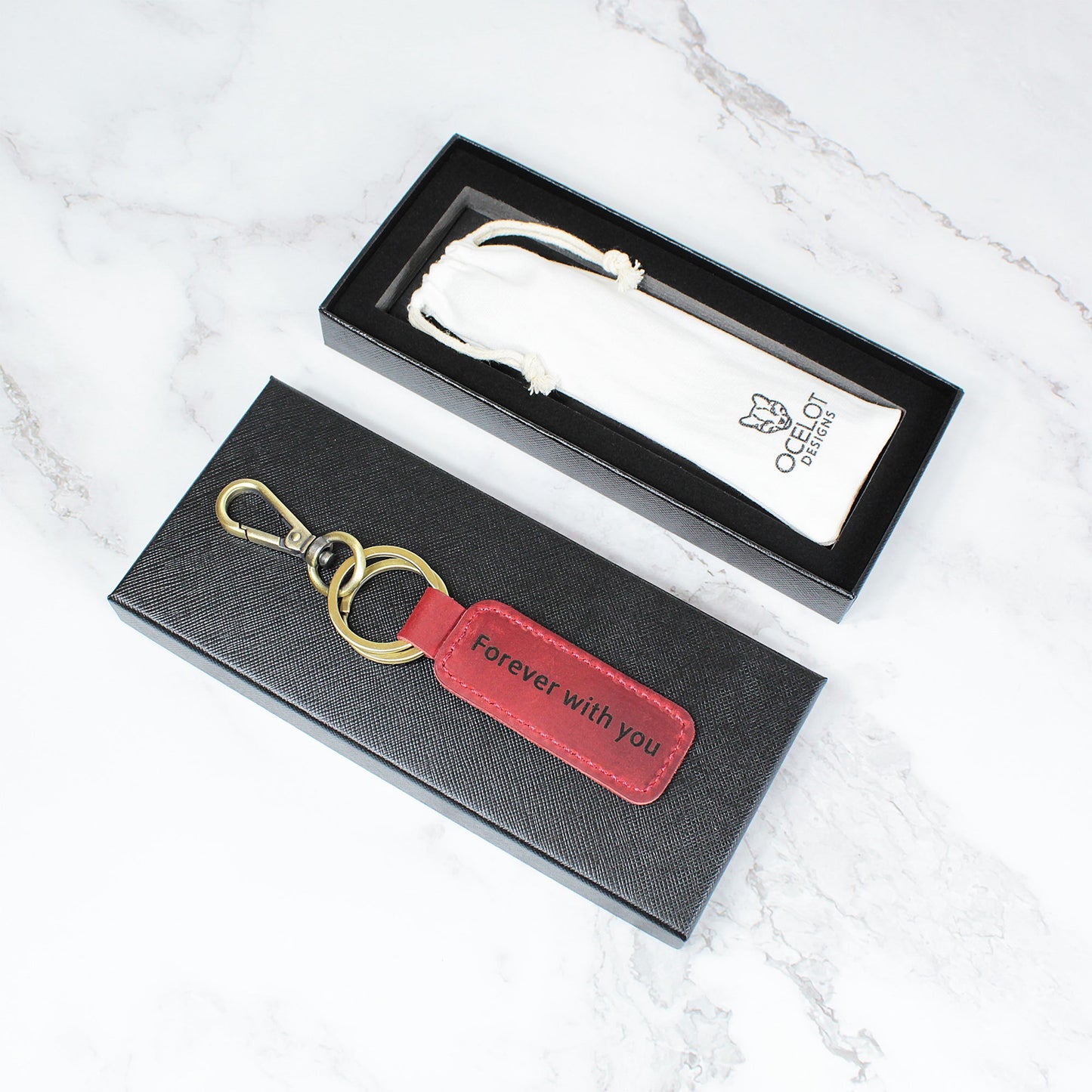 Leather Keychain