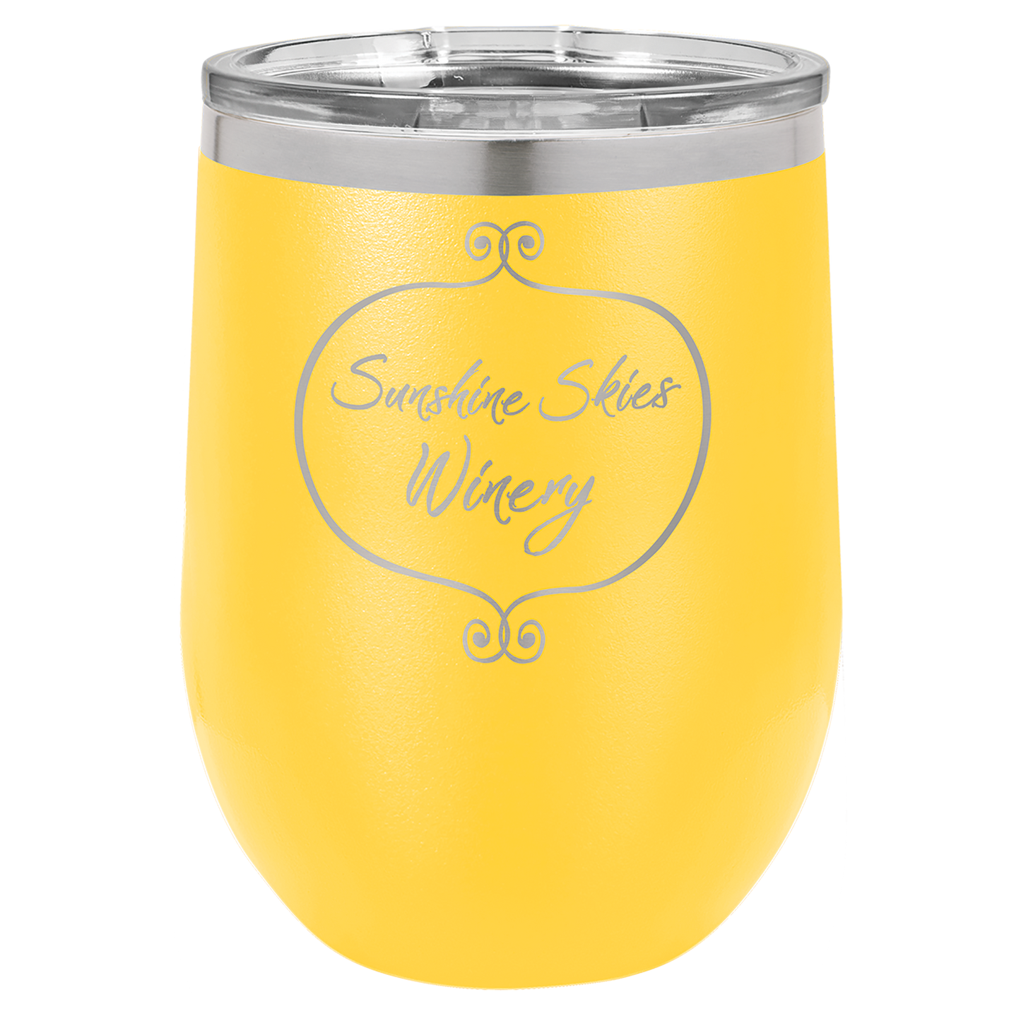12oz Wine Tumbler Personalized