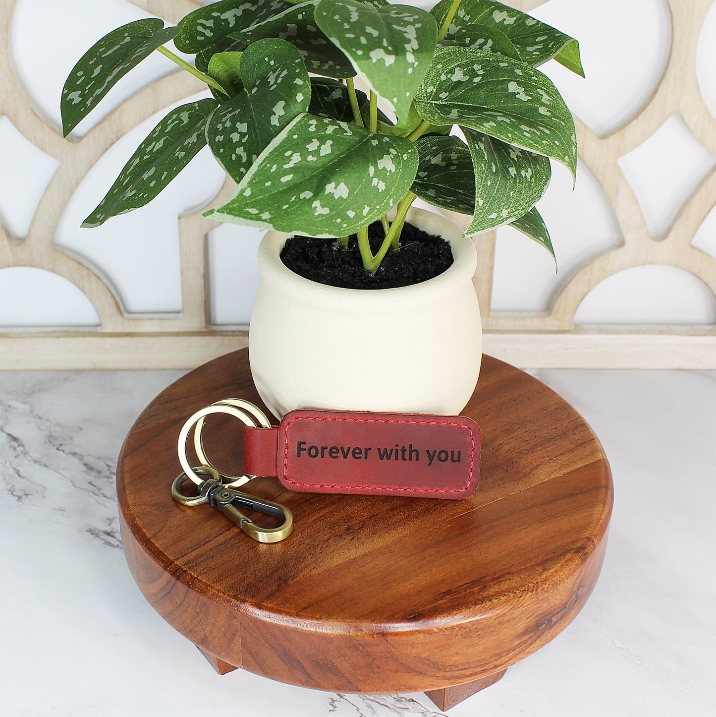 Leather Keychain