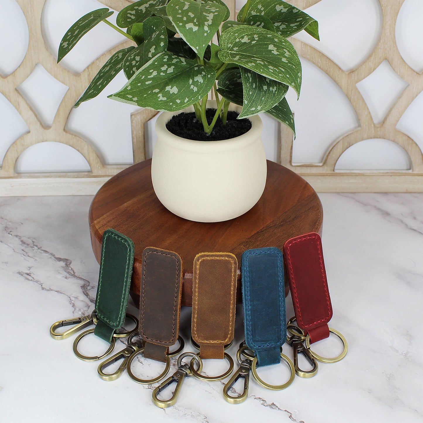 Leather Keychain