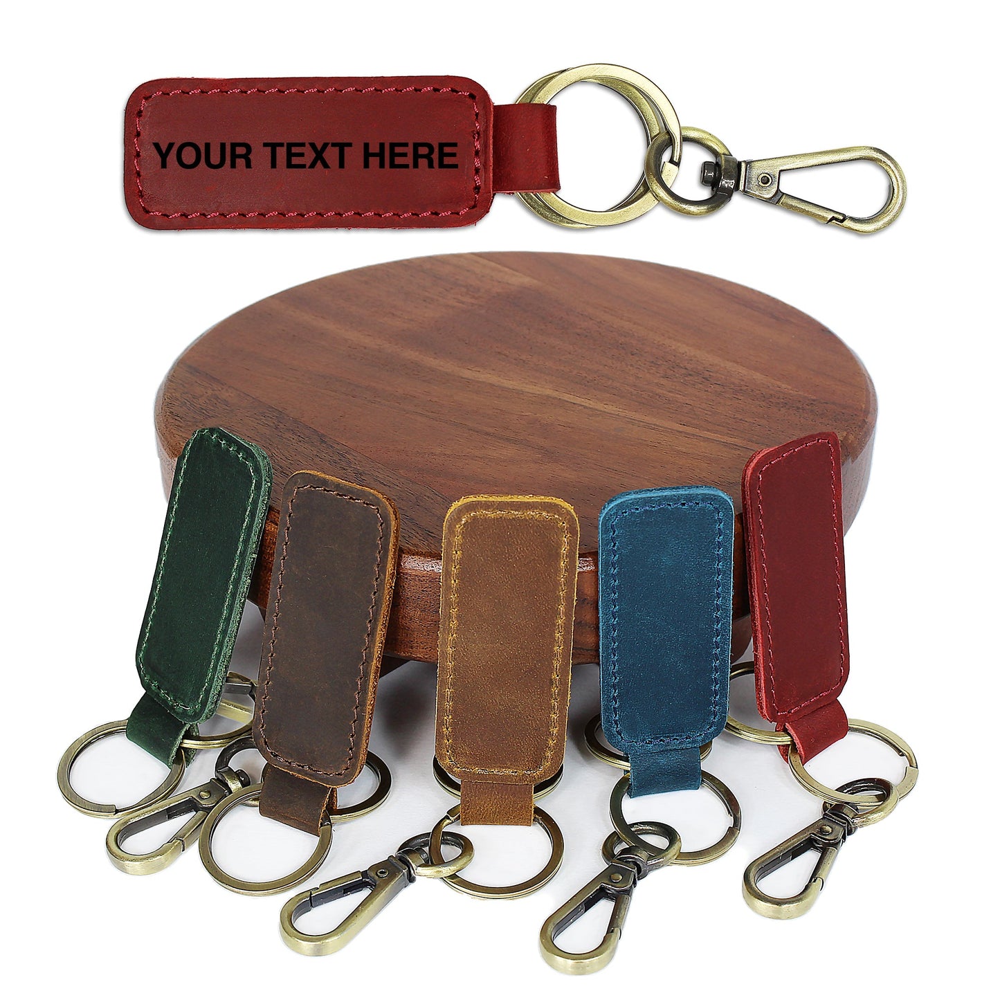 Leather Keychain