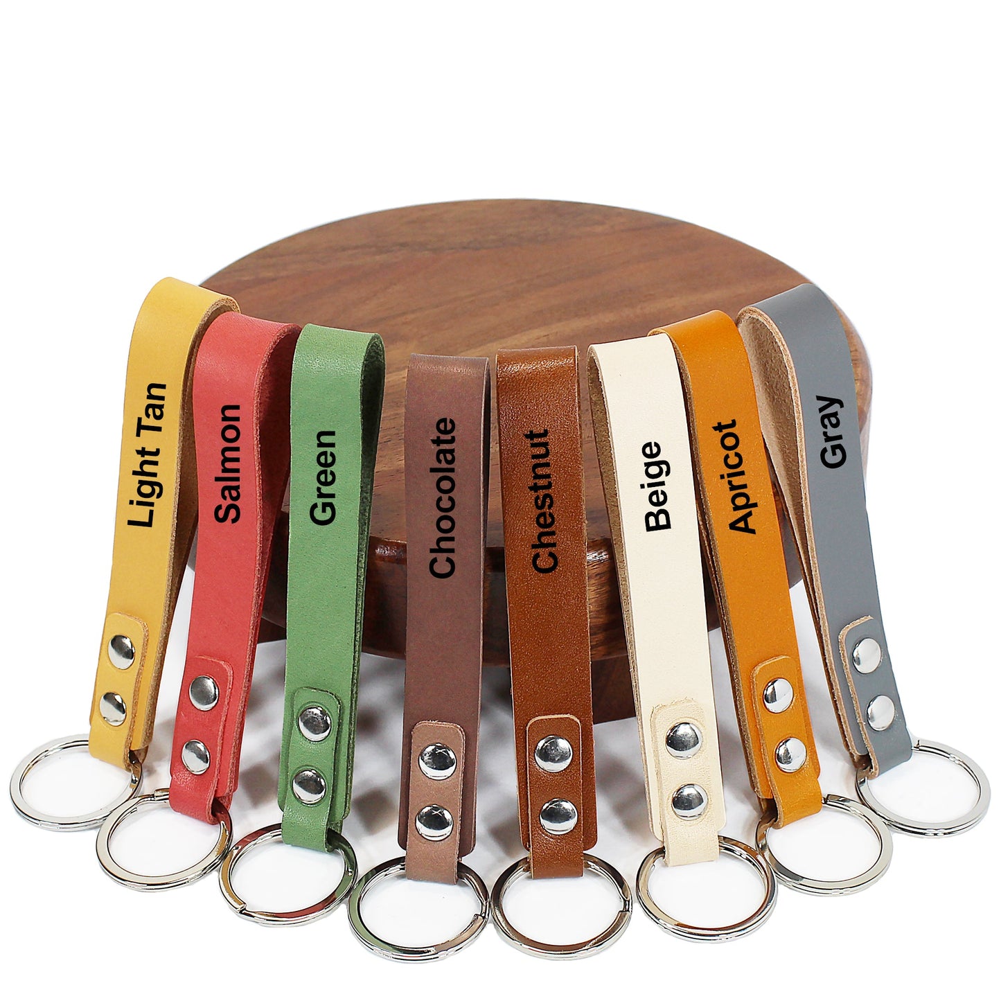 Leather Strap Keychain